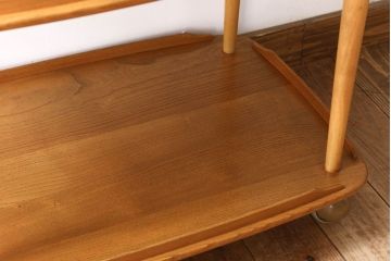 ヴィンテージ家具　ERCOL(アーコール)　イギリスビンテージ　トロリーキャスターワゴン
