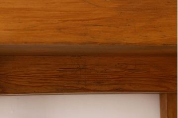ヴィンテージ家具　イギリスビンテージ　シンプルなスクールデスク(作業台)