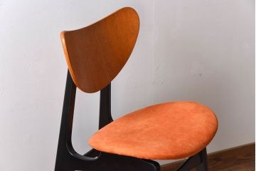 ヴィンテージ家具　G-PLAN　北欧ビンテージ　BB(Black&Brass)シリーズ　バタフライチェア(ダイニングチェア)(1)