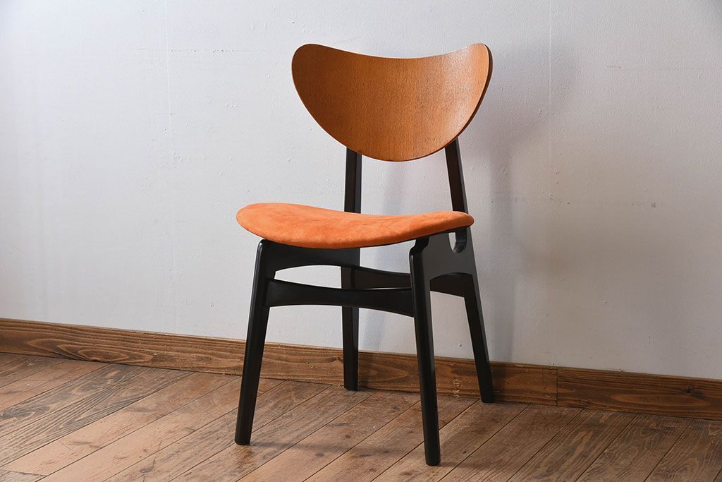 ヴィンテージ家具　G-PLAN　北欧ビンテージ　BB(Black&Brass)シリーズ　バタフライチェア(ダイニングチェア)(2)