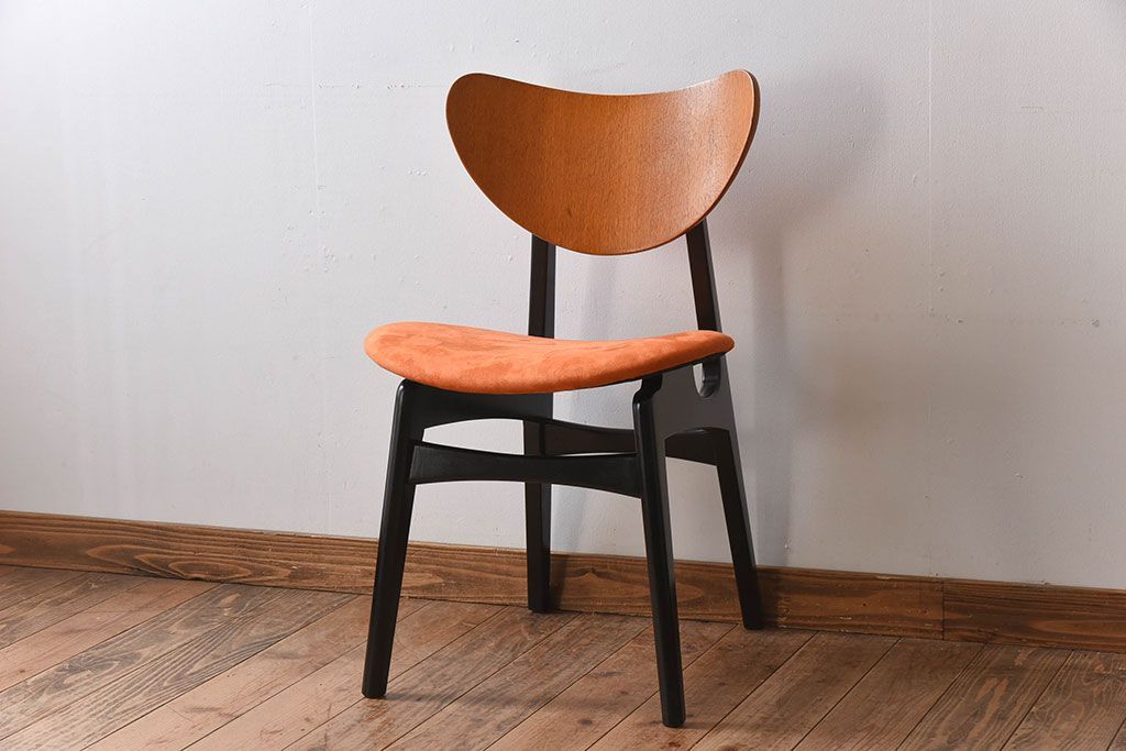 ヴィンテージ家具　G-PLAN　北欧ビンテージ　BB(Black&Brass)シリーズ　バタフライチェア(ダイニングチェア)(3)