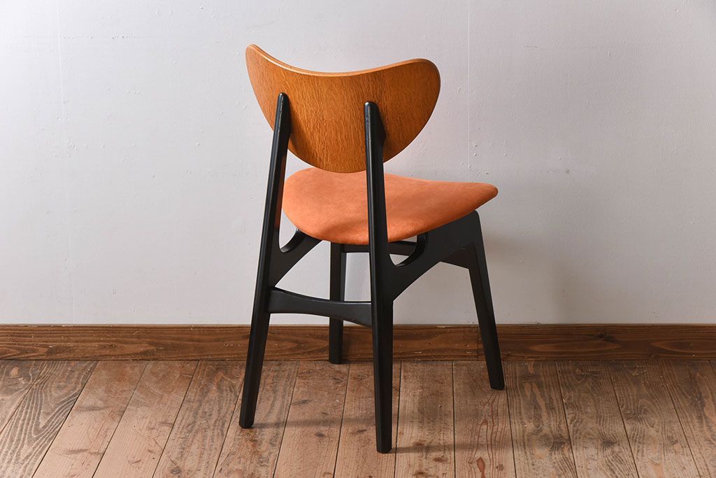 ヴィンテージ家具　G-PLAN　北欧ビンテージ　BB(Black&Brass)シリーズ　バタフライチェア(ダイニングチェア)(3)