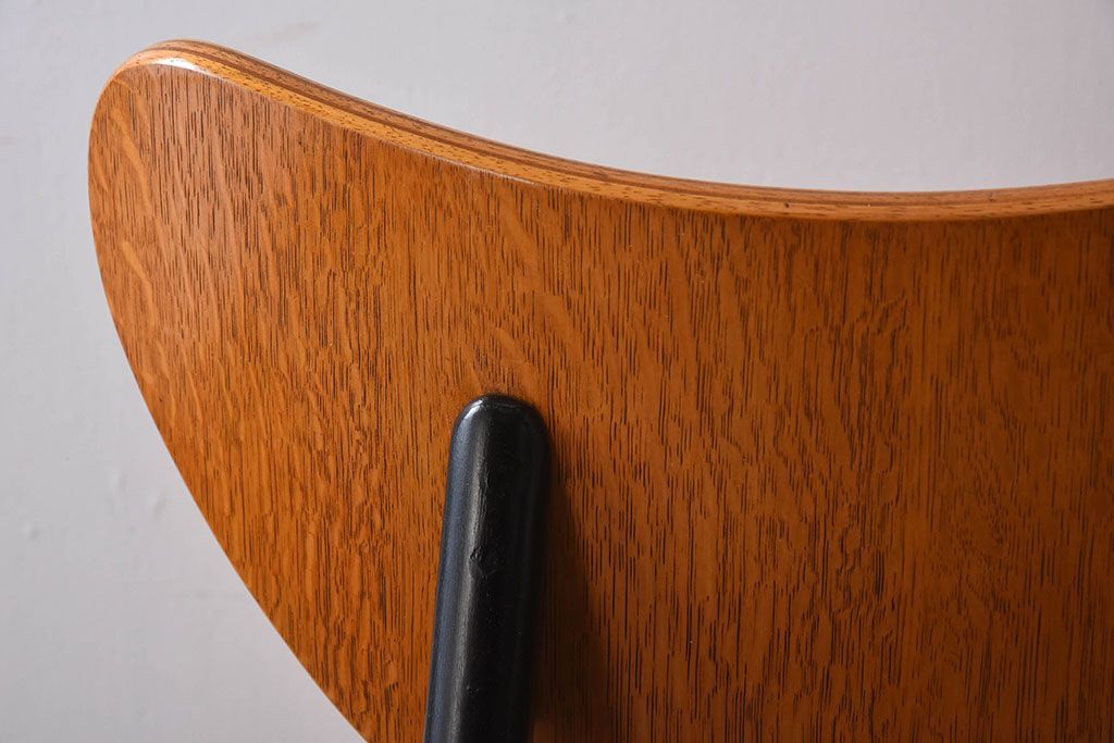 ヴィンテージ家具　G-PLAN　北欧ビンテージ　BB(Black&Brass)シリーズ　バタフライチェア(ダイニングチェア)(3)