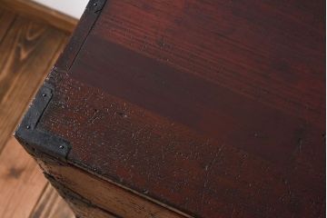 アンティーク家具　明治期の衣装箪笥　和製アンティーク　一本物　杉材製