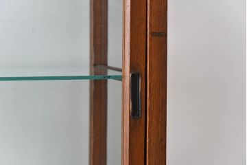 アンティーク家具　大正ロマン　たばこ屋で使われていた古い木のショーケース(ガラスケース)