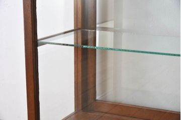 アンティーク家具　大正ロマン　たばこ屋で使われていた古い木のショーケース(ガラスケース)