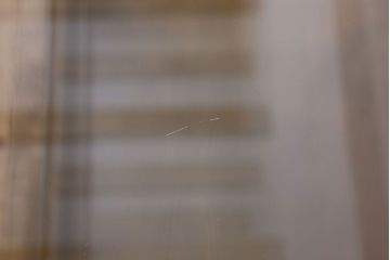 アンティーク家具　脚付き!シンプルなアンティークガラスケース(ショーケース)