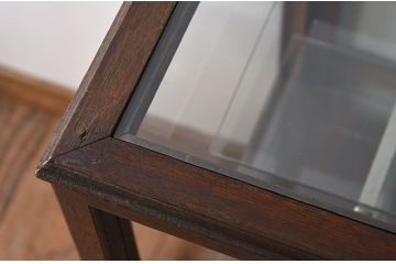 レトロ家具　昭和レトロなアンティークガラスケース(ショーケース)