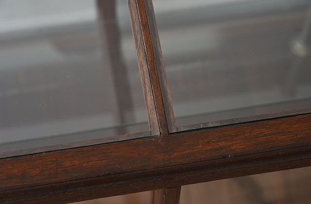 レトロ家具　昭和レトロなアンティークガラスケース(ショーケース)