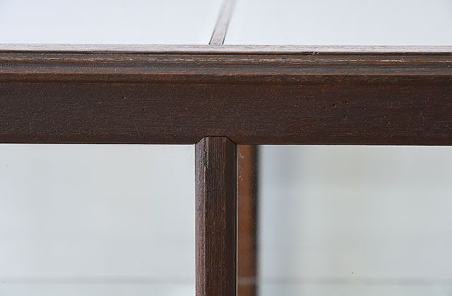 レトロ家具　昭和レトロなアンティークガラスケース(ショーケース)