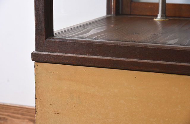 レトロ家具　昭和レトロなアンティークガラスケース(ショーケース)