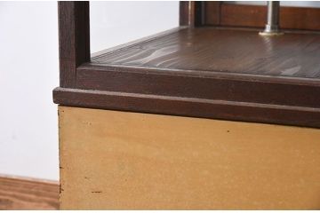 レトロ家具　昭和レトロなアンティークガラスケース(ショーケース)