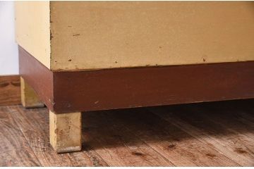 レトロ家具　昭和レトロなアンティークガラスケース(ショーケース)