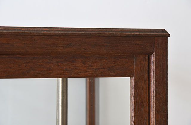 レトロ家具　昭和レトロなアンティークガラスケース(ショーケース)