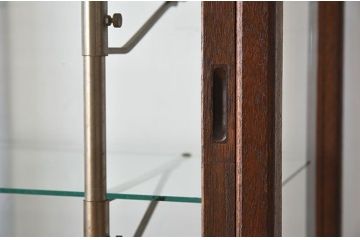 レトロ家具　昭和レトロなアンティークガラスケース(ショーケース)