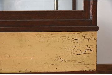 レトロ家具　昭和レトロなアンティークガラスケース(ショーケース)