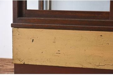 レトロ家具　昭和レトロなアンティークガラスケース(ショーケース)