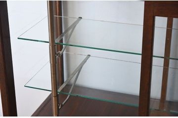 レトロ家具　昭和レトロなアンティークガラスケース(ショーケース)