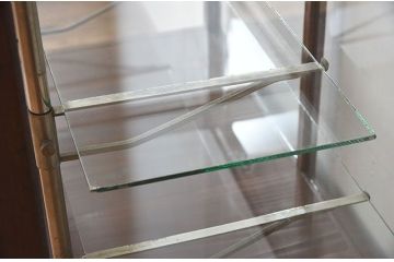 レトロ家具　昭和レトロなアンティークガラスケース(ショーケース)