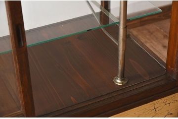 レトロ家具　昭和レトロなアンティークガラスケース(ショーケース)