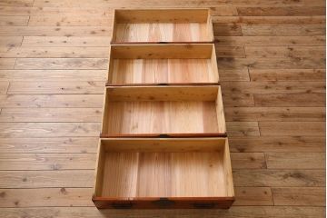 アンティーク家具　六尺　明治大正期　収納箪笥サイドボード(一間箪笥・水屋箪笥)(1)