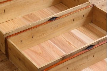 アンティーク家具　六尺　明治大正期　収納箪笥サイドボード(一間箪笥・水屋箪笥)(1)