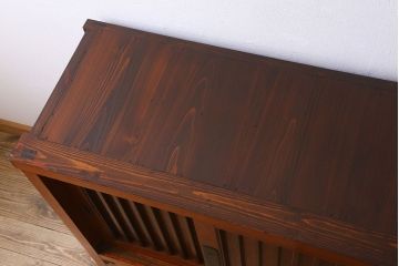 アンティーク家具　六尺　明治大正期　収納箪笥サイドボード(一間箪笥・水屋箪笥)(1)