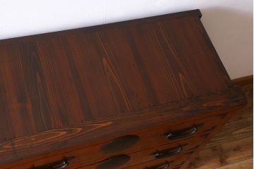 アンティーク家具　六尺　明治大正期　収納箪笥サイドボード(一間箪笥・水屋箪笥)(1)