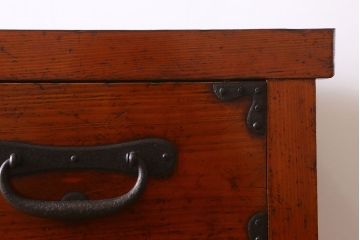 アンティーク家具　六尺　明治大正期　収納箪笥サイドボード(一間箪笥・水屋箪笥)(1)