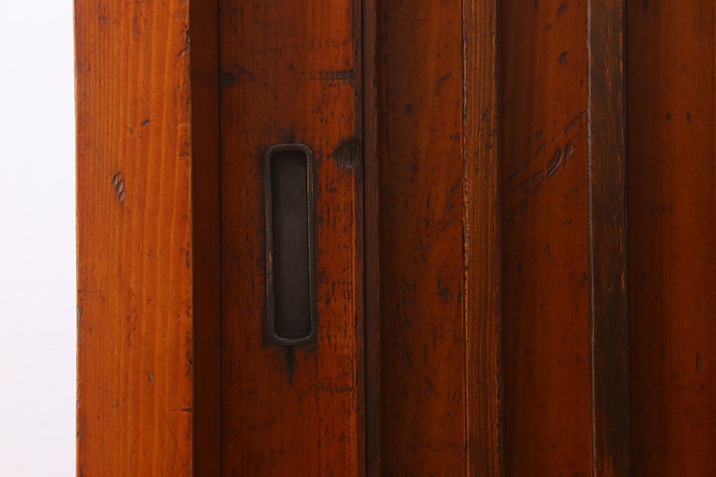 アンティーク家具　六尺　明治大正期　収納箪笥サイドボード(一間箪笥・水屋箪笥)(1)