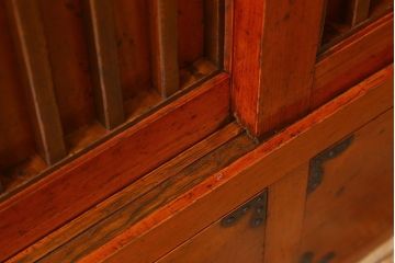 アンティーク家具　六尺　明治大正期　収納箪笥サイドボード(一間箪笥・水屋箪笥)(1)