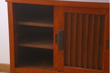 アンティーク家具　六尺　明治大正期　収納箪笥サイドボード(一間箪笥・水屋箪笥)(1)