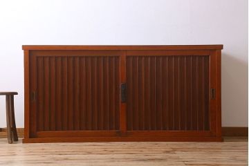 アンティーク家具 六尺 明治大正期 収納箪笥サイドボード(一間箪笥・水屋箪笥)(2)