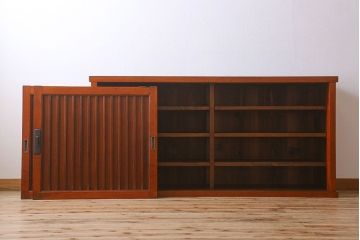 アンティーク家具 六尺 明治大正期 収納箪笥サイドボード(一間箪笥・水屋箪笥)(2)