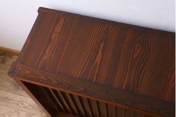 アンティーク家具 六尺 明治大正期 収納箪笥サイドボード(一間箪笥・水屋箪笥)(2)