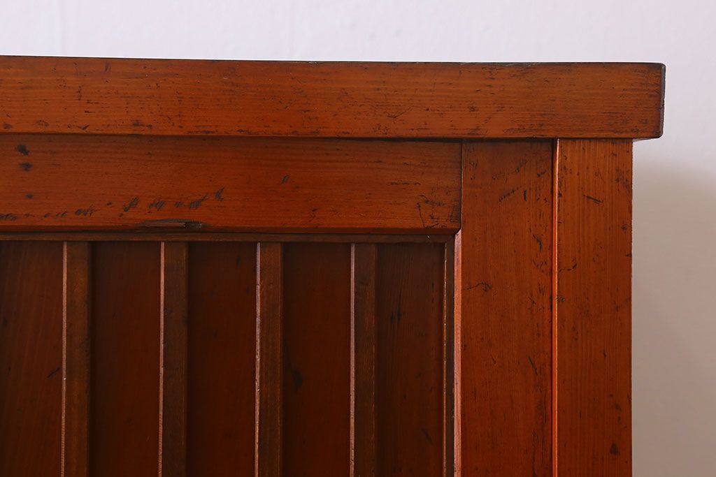 アンティーク家具 六尺 明治大正期 収納箪笥サイドボード(一間箪笥・水屋箪笥)(2)