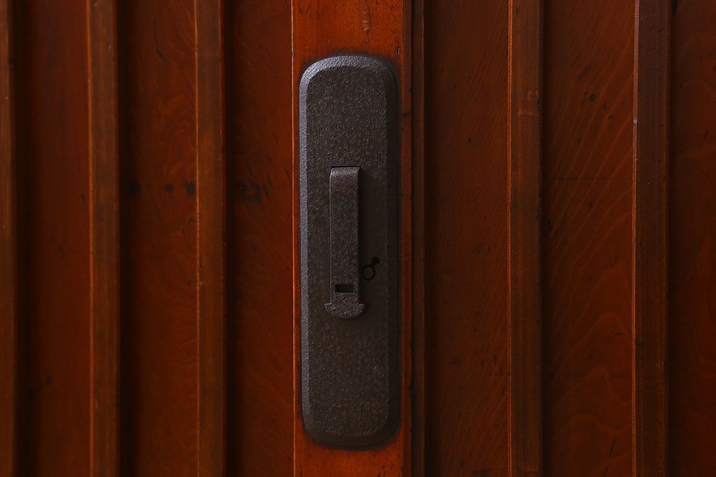 アンティーク家具 六尺 明治大正期 収納箪笥サイドボード(一間箪笥・水屋箪笥)(2)