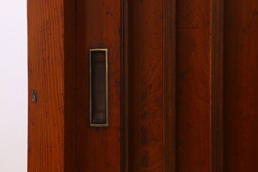 アンティーク家具 六尺 明治大正期 収納箪笥サイドボード(一間箪笥・水屋箪笥)(2)