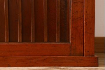 アンティーク家具 六尺 明治大正期 収納箪笥サイドボード(一間箪笥・水屋箪笥)(2)