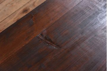 アンティーク家具　丸金具付き!アンティークの時代箪笥ローボード　前桐材製(2)