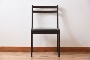 アンティーク家具　デンマーク　P.Jeppesen社製　オーレ・ヴァンシャー(Ole Wanscher)　ダイニングチェア(レッドブルーチェア)