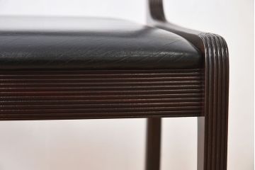 アンティーク家具　デンマーク　P.Jeppesen社製　オーレ・ヴァンシャー(Ole Wanscher)　ダイニングチェア(レッドブルーチェア)