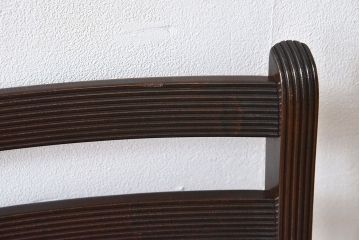 アンティーク家具　デンマーク　P.Jeppesen社製　オーレ・ヴァンシャー(Ole Wanscher)　ダイニングチェア(レッドブルーチェア)(2)