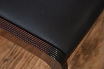 アンティーク家具　デンマーク　P.Jeppesen社製　オーレ・ヴァンシャー(Ole Wanscher)　ダイニングチェア(レッドブルーチェア)(2)