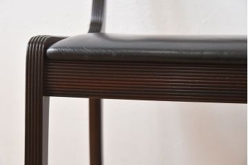 アンティーク家具　デンマーク　P.Jeppesen社製　オーレ・ヴァンシャー(Ole Wanscher)　ダイニングチェア(レッドブルーチェア)(2)