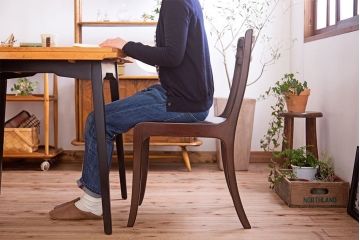 アンティーク家具　デンマーク　P.Jeppesen社製　オーレ・ヴァンシャー(Ole Wanscher)　ダイニングチェア(レッドブルーチェア)(3)