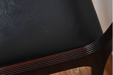 アンティーク家具　デンマーク　P.Jeppesen社製　オーレ・ヴァンシャー(Ole Wanscher)　ダイニングチェア(レッドブルーチェア)(3)