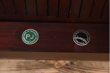 アンティーク家具　デンマーク　P.Jeppesen社製　オーレ・ヴァンシャー(Ole Wanscher)　ダイニングチェア(レッドブルーチェア)(3)