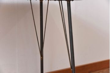 天板一枚板!古材をリメイクした鉄脚テーブル(1)