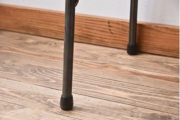 天板一枚板!古材をリメイクした鉄脚テーブル(1)